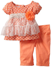Load image into Gallery viewer, Nannette Baby Girls' 2 6X 2 Piece Lace Pant Set
