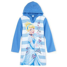 Load image into Gallery viewer, Disney Cinderella Big Girls' Hooded Microfleece Nightgown
