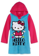 Load image into Gallery viewer, Hello Kitty Love Girls Microfleece Hooded Nightgown
