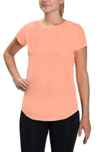Load image into Gallery viewer, Kirkland Signature Women's Ladies' Striped Active Yoga Tee

