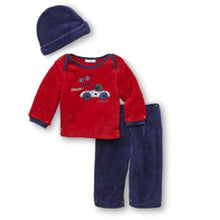 Load image into Gallery viewer, Vitamins Baby-Boys Infant Microfleece 3pc Set Red
