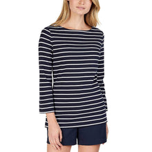 Load image into Gallery viewer, Nautica Women's 3/4 Cuffed Sleeve Chambray Casual Top
