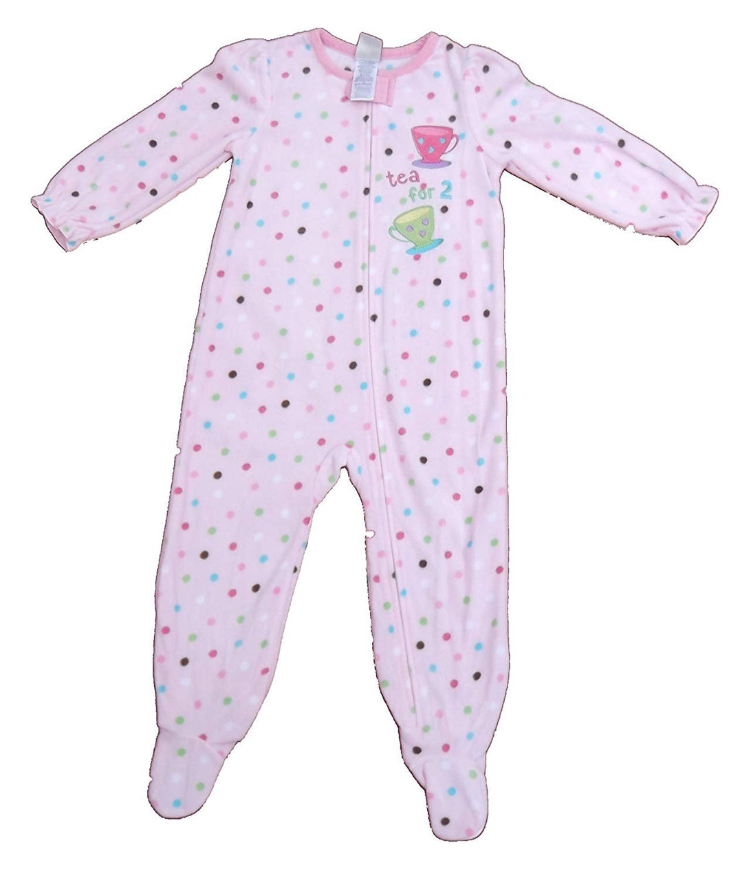 Absorba Little Girls' Toddler Girls Blanket Sleeper Tea for 2