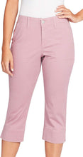 Load image into Gallery viewer, Gloria Vanderbilt Cropped Design Side Slit Cuff Pants
