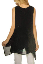 Load image into Gallery viewer, Fever Womens Double Layer Sleeveless Blouse
