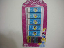 Load image into Gallery viewer, Disney Princess 5 Pc Erasers and 4 Multi Color Sharpeners
