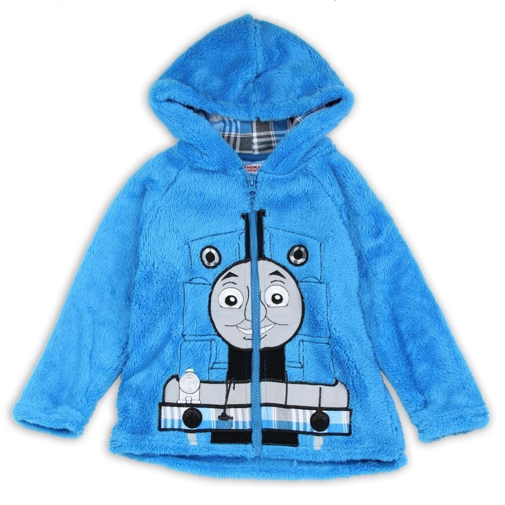 THOMAS Boys Toddler Velboa Zip Front Hoodie SweatShirt/Jacket