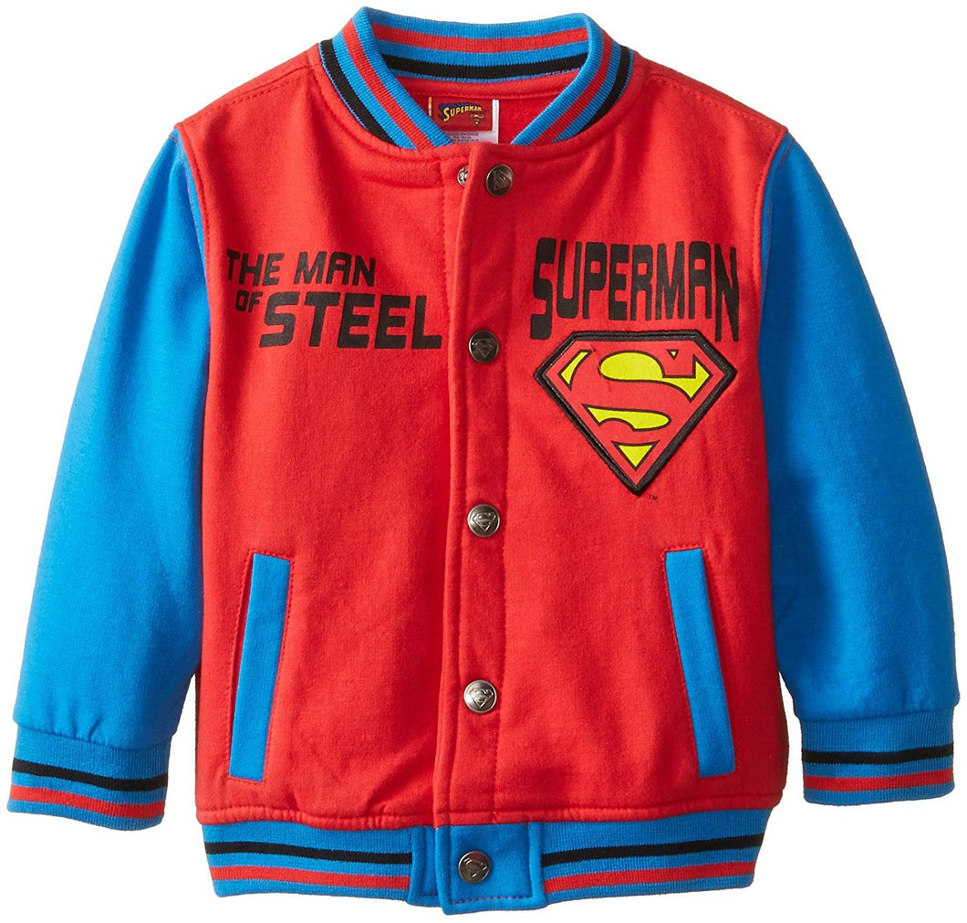 CAN DC Comics Baby Little Boys' Superman Fleece Jacket