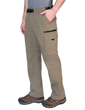 Load image into Gallery viewer, BC Clothing Mens Convertible Lightweight Comfort Stretch Cargo Pants or Shorts

