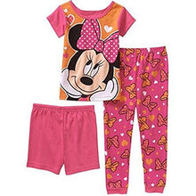 Load image into Gallery viewer, Disney Minnie Mouse 3pc Pajamas Set Little Girls' Toddler
