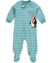 Load image into Gallery viewer, Carter's Sleep 'N' Play Fleece Footie (Baby) - Penguin-3 Months
