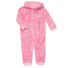 Load image into Gallery viewer, Carter's Girls Hooded Microfleece Jumpsuit(18Mos)

