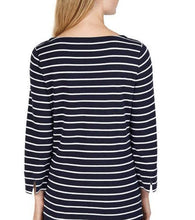Load image into Gallery viewer, Nautica Women's 3/4 Cuffed Sleeve Chambray Casual Top
