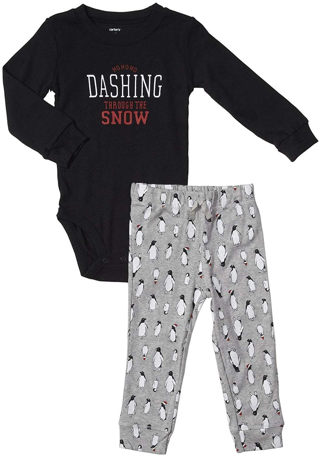Carter's Baby Boys' 2 Piece Christmas Set (Baby) - Black