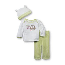 Load image into Gallery viewer, Vitamins Baby Baby-Girls Infant Micro Fleece 3pc Set Owl
