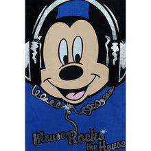 Load image into Gallery viewer, Mickey Mouse Toddler Boys Shirt Mickey Mouse Rocks The House Tee Blue
