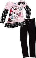 Load image into Gallery viewer, Disney Girls' 2 Piece Minnie Pant Set
