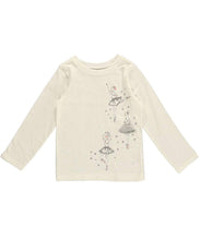 Load image into Gallery viewer, Carter's Little Girls' Long Sleeve Shirt White Ballerina
