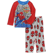 Load image into Gallery viewer, Marvel Spiderman Little Boys' Toddler Long Sleeve Top Fleece Pants Pajama 2 Piece Set
