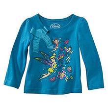 Load image into Gallery viewer, Disney Little Girls' Fairies Infant and Toddler Girls Long Sleeve Shirt
