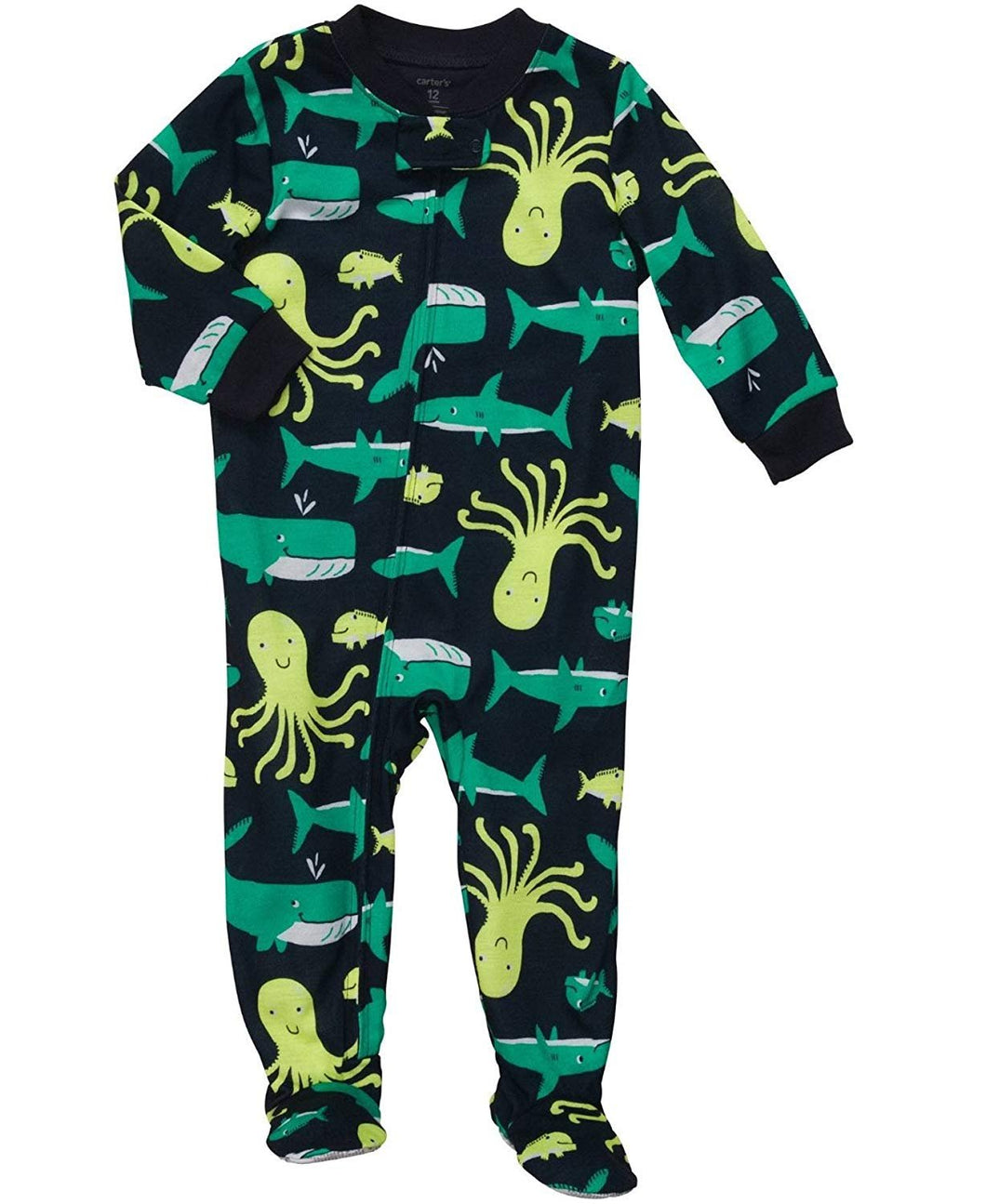 Carter's Baby Boys' Toddler Sea Life Footed Blanket Sleeper Pajamas