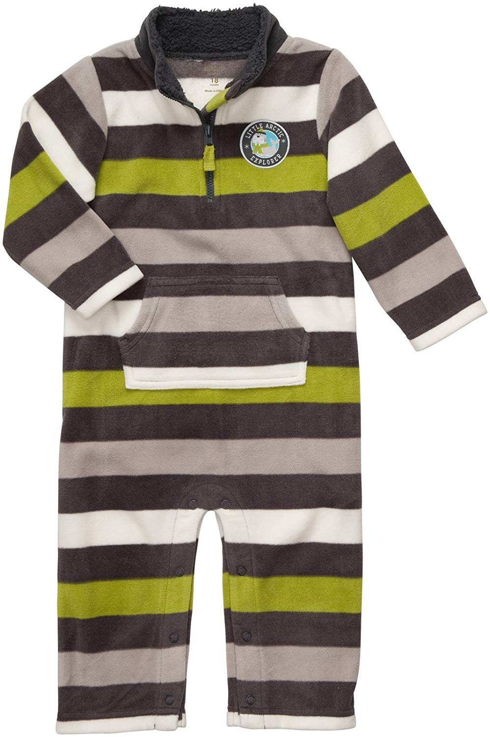 Carter's Baby Boy's Infant Long Sleeve One Piece Fleece Coverall