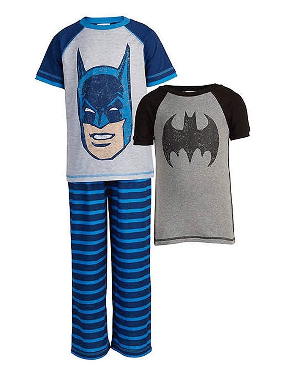 Batman Little Boys' 3 Piece Sleepwear Set