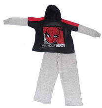 Load image into Gallery viewer, Marvel Spiderman Little Boys' Toddler Boys Hooded 2pc Jog Set
