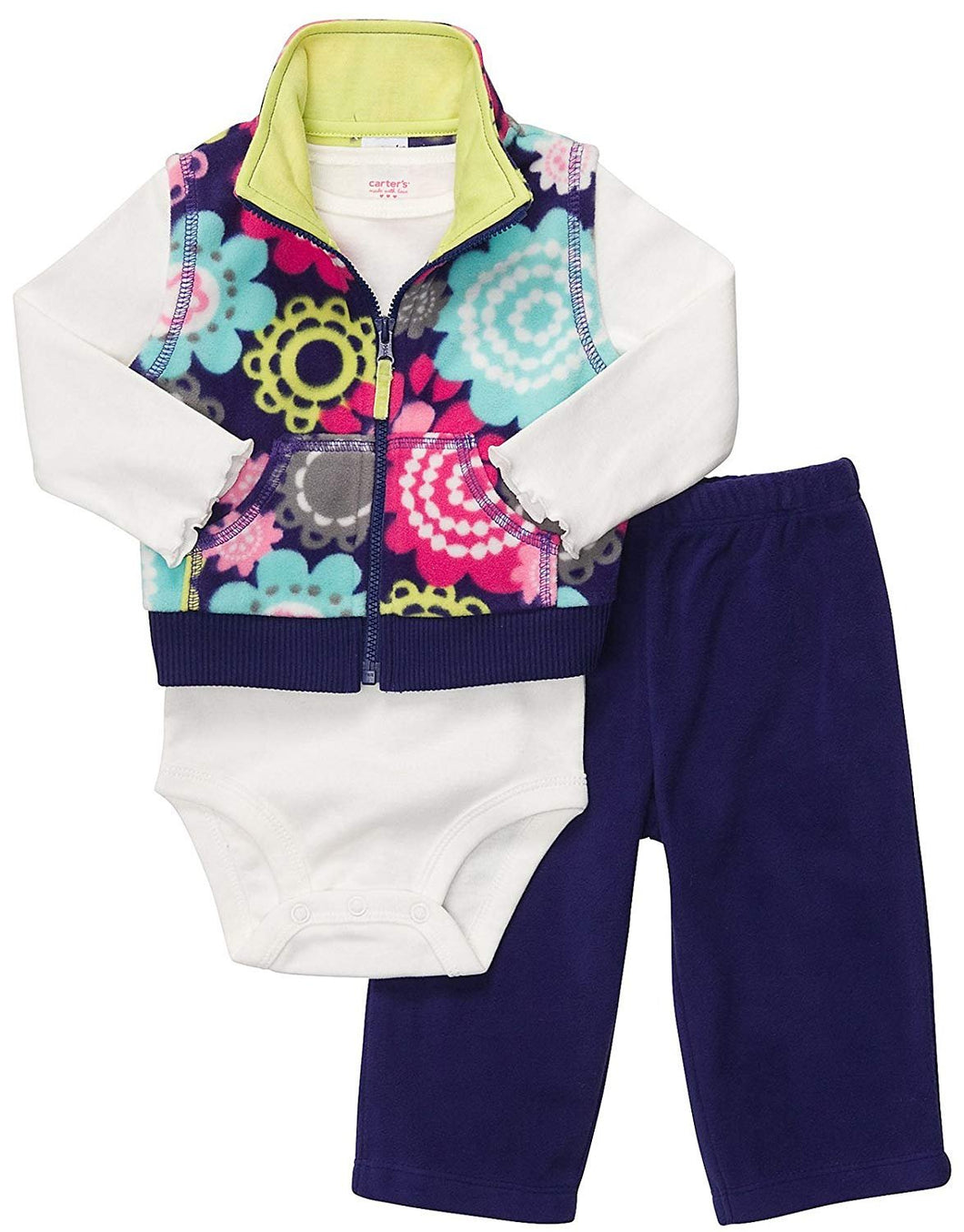 Carter's Baby Girl's 3-Piece Quick & Cute Combo
