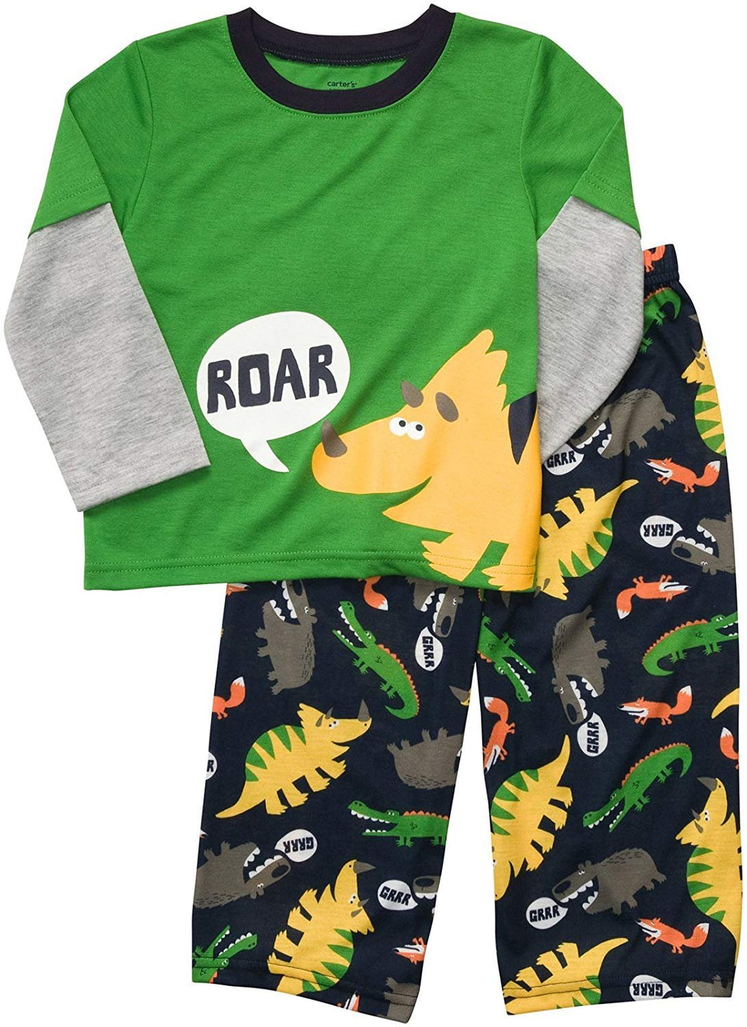 Carter's Baby Boy's Infant 2 Piece Poly PJ Set - Dinosaurs