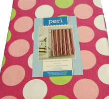 Load image into Gallery viewer, Peri Fabric Pop Circle Shower Curtain
