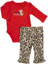 Load image into Gallery viewer, Carter&#39;s Baby Girls L/S Bodysuit Pant Set
