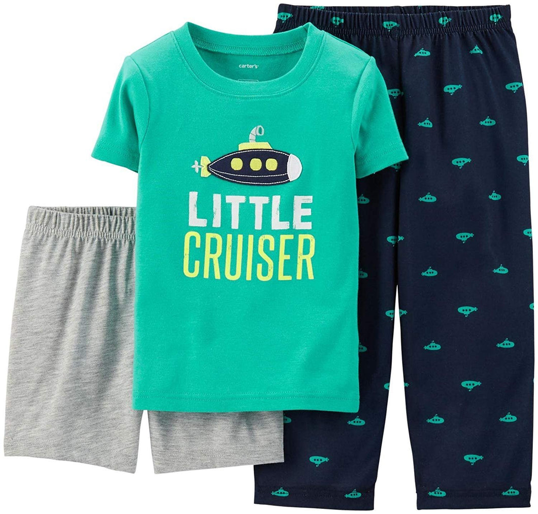 Carter's 3-Piece Submarine Cotton PJ's