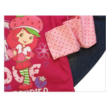 Load image into Gallery viewer, Strawberry Shortcake Infant and Toddler Girls "Peace" Top &amp; Denim Pants Set
