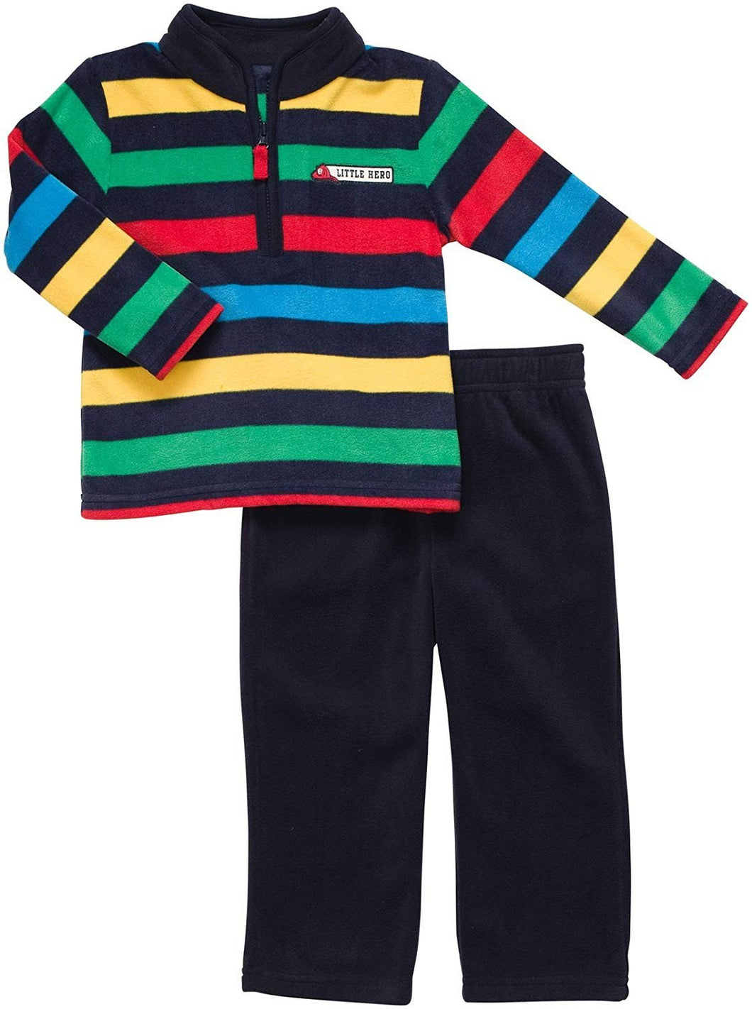 Carter's Baby Boy's Infant Two Piece Fleece Pant Set - Stripes