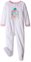Load image into Gallery viewer, Carter's Baby Girls' Toddler 1 Piece Fleece Sleepwear

