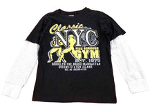 Load image into Gallery viewer, Canyon River Blues Boy&#39;s Layered Graphic T-shirt New York City Nyc Black
