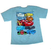 Load image into Gallery viewer, Disney Cars Boys Short Sleeve Tee Shirt Light Blue
