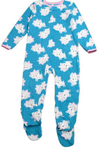 Load image into Gallery viewer, Child of Mine Made By Carter's Little Girls' Toddler Microfleece Blanket Sleeper Blue
