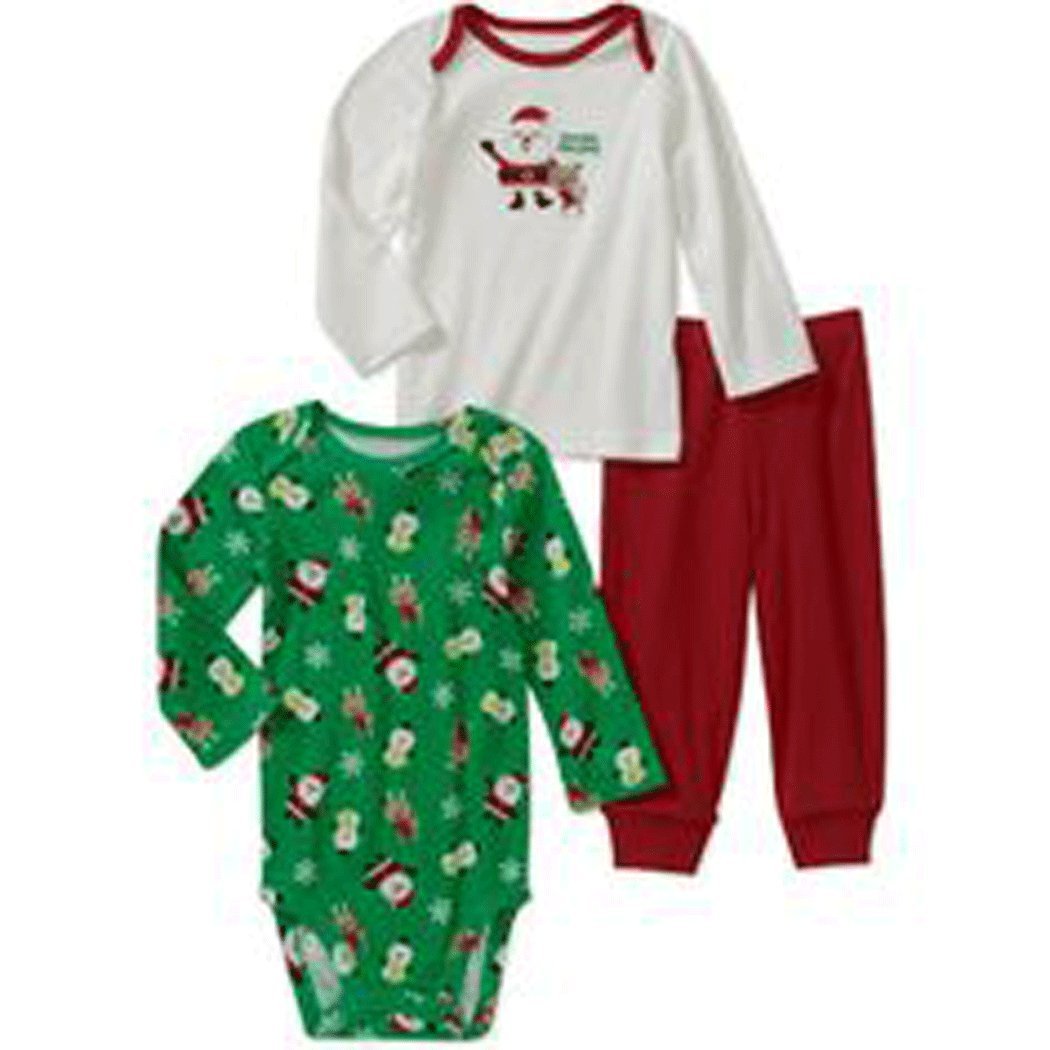 Child of Mine Made By Carter's Baby Boys' Infant 3pc Santa Set