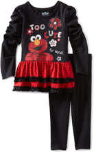Load image into Gallery viewer, Sesame Street Baby-Girls Infant 2 Pc Elmo Too Cute For Words Legging Set
