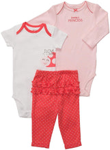 Load image into Gallery viewer, Carter's Baby Girls' 3 Pc Turn Me Around Set
