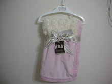 Load image into Gallery viewer, Miniville Pink and Creme Super Soft Blanket

