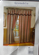 Load image into Gallery viewer, Grenoble Jacquard Panel with Attatched Valance
