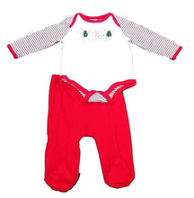 Load image into Gallery viewer, Mayfair Infant Baby's First Christmas 2pc Set
