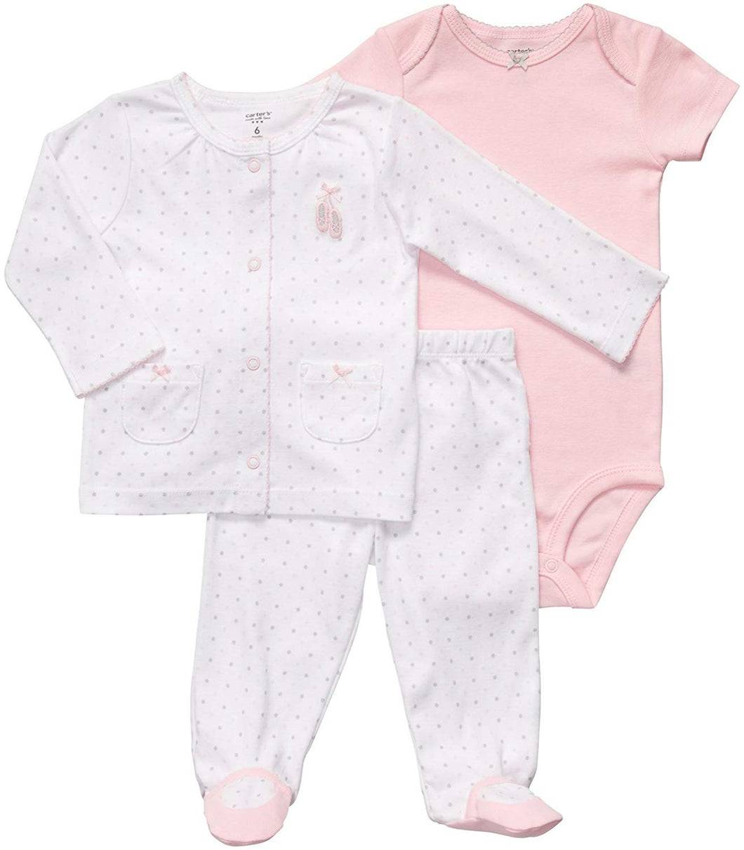Carter's Baby Girl's 3 Piece Essentials