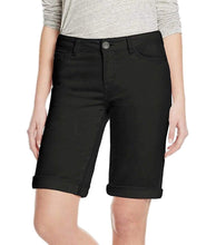 Load image into Gallery viewer, Buffalo David Bitton Womens Cuffed Bermuda Shorts
