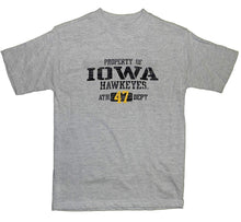 Load image into Gallery viewer, Iowa Hawkeys Boys Gray Tee Shirt
