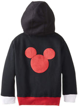 Load image into Gallery viewer, Disney Boys' Mickey Mouse Fleece Hoodie with Mesh Mask
