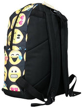 Load image into Gallery viewer, Emojination Heart eyes Cry Sweat Smile face Large backpack

